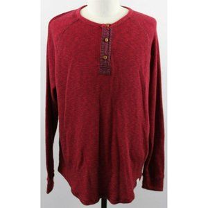 NEW Lucky Brand Thermal Henley Sweater MENS 2XL